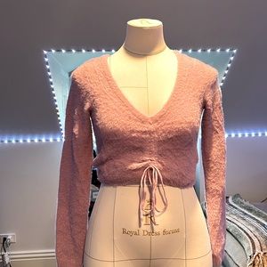 Lottie Moss V neck pinkish/ purple sweater